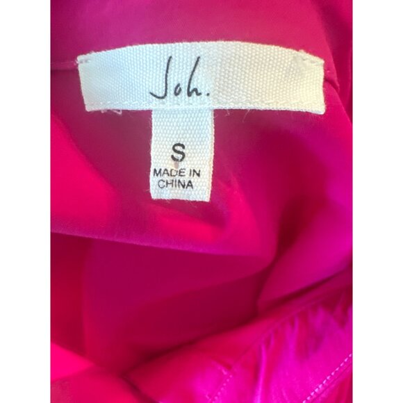 Vintage-Inspired Joh Wiletta Top Hot Pink Retro S Varsity Jacket Schoolgirlcore - Picture 5 of 10